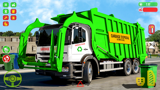 미국 쓰레기 트럭 운송 시뮬레이션