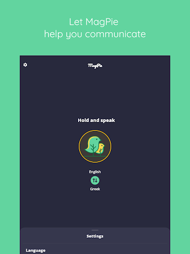 Screenshot of MagPie - Native speech