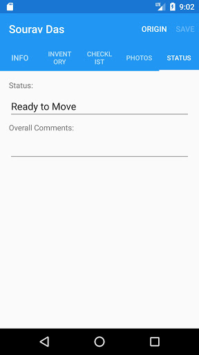 Android application Telescio Tracker screenshort