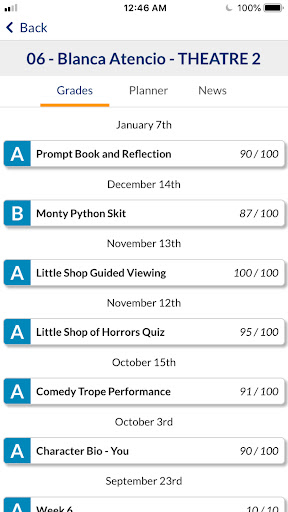 Lively Technical College App Screen 2