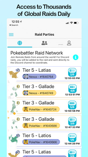 Pokebattler Raid Party  screenshots 1