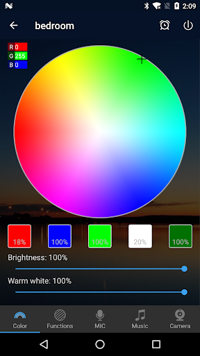 DALS RGBW wifi Screen 2