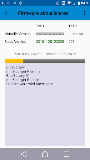 BlueBattery+ Screen 2