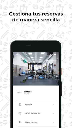 Android application TIMEFIT screenshort