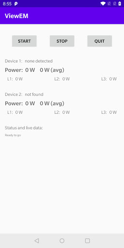 Android application ViewEM screenshort