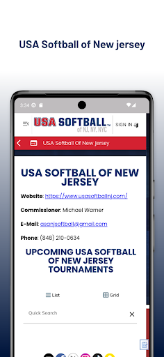 USA Softball of NJ,NY,NYC