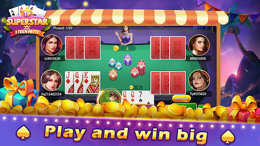 TP superstar-3 Teen Patti 2.0.0 APK + Mod (Free purchase) for Android