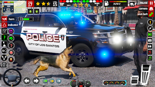 Android application Police Car simulator Cop Games screenshort