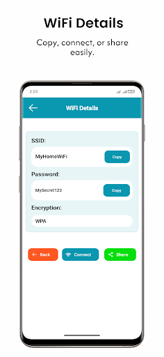 WiFi QR Code Scanner Screenshot 3 - AppWisp.com