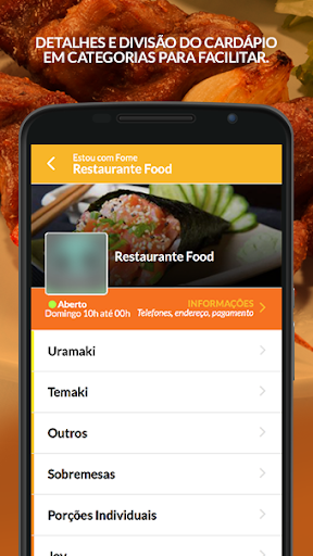 Estou com Fome Screen 3