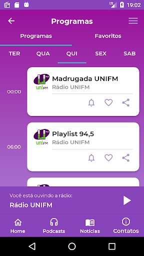 Rádio UNIFM Screen 3