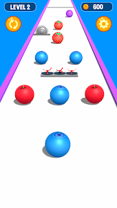 Ball Run Fruit: Fruit Merge
