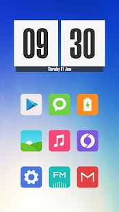 Miu - MIUI 10 Style Icon Pack Tangkapan layar
