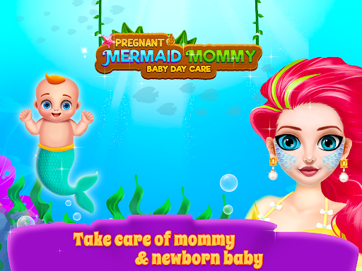 Mermaid Mom & Newborn - Babysitter Game screenshots 6