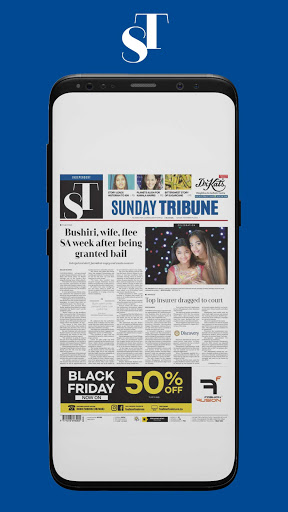 Android application Sunday Tribune screenshort