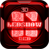 Next Launcher Theme LedShowRed icon