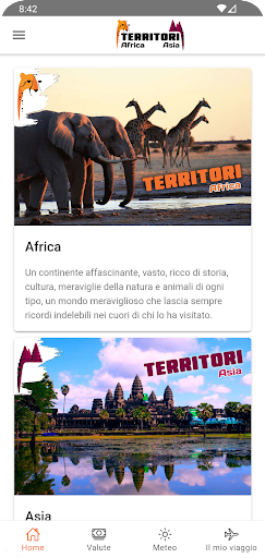 Android application Territori Africa - Asia screenshort