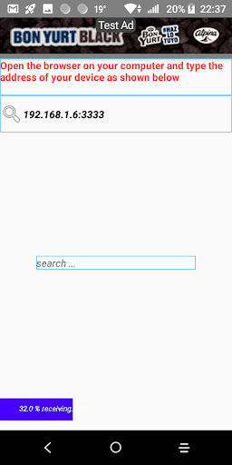 Comet : send file to Computer Screen 3