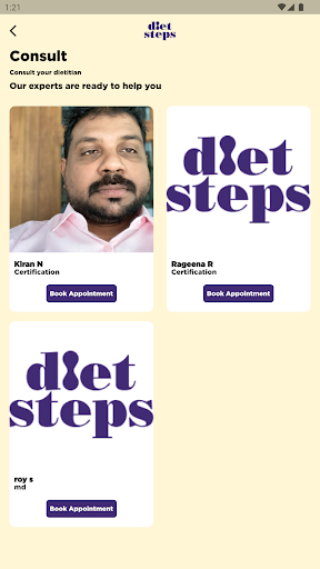 DietSteps Screen 2