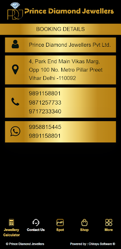 Prince Diamond Jewellers Screen 3