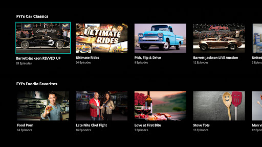 Screenshot of FYI TV: Passionate Enthusiasts
