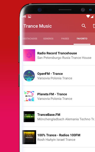 Trance Music Radio Screen 3