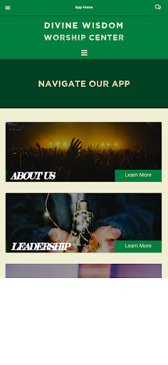 Divine Wisdom Worship Center Screen 3
