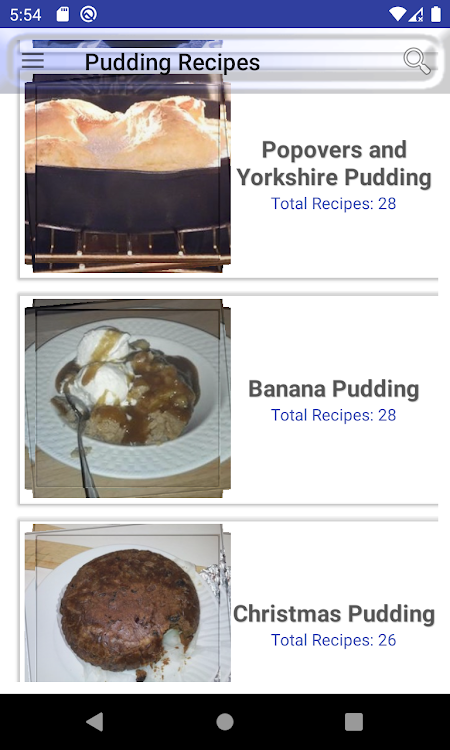 Pudding Dessert Recipe - 6.0 - (Android)