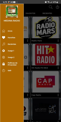 Android application Radio Medina Fm Maroc screenshort