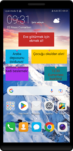 Uygulama önizlemesi