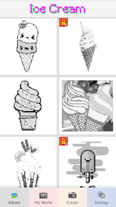 Ice Cream - Pixel Art - Screenshot 1