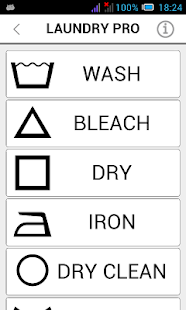 Laundry Pro - care symbols