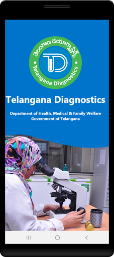 Android application Telangana Diagnostics screenshort