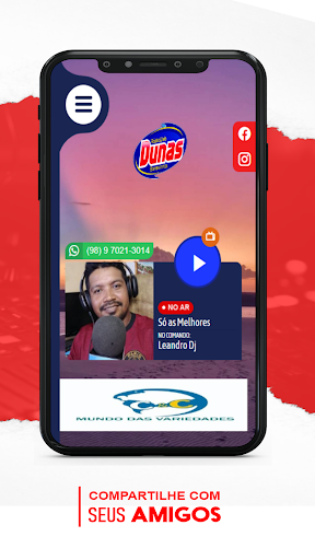 Web Rádio Dunas Barreirinhas Screen 3