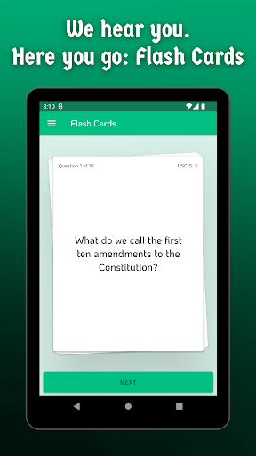 US Citizenship Test 2023 Screen 3