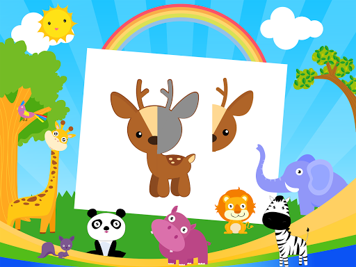 Android application Preschool Puzzles: Animals screenshort