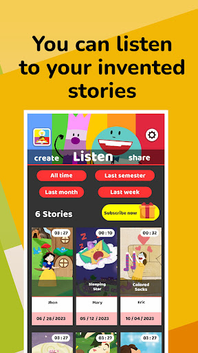 Screenshot of Inventeca: kids' storytelling