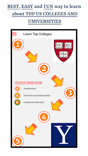 Android application USA Colleges screenshort