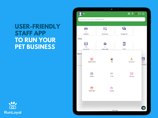 Screenshot of RunLoyal Staff App