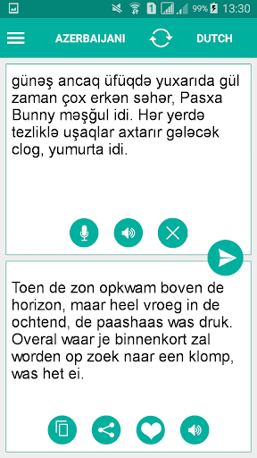 Azerbaijani Dutch Translator Screen 2