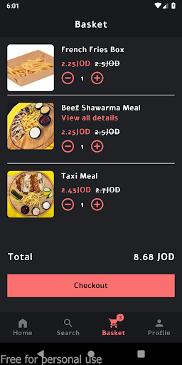 Taxi Shawerma & Juice Screen 3
