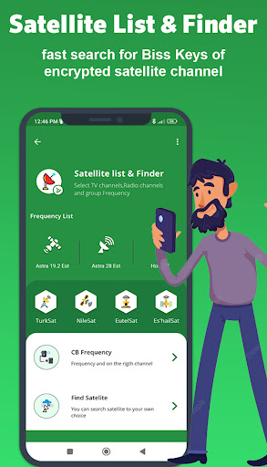 Android application Satellite Tracker: Dish Finder screenshort