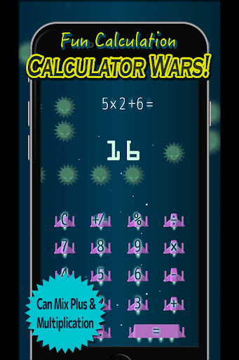 Android application Calculator Wars screenshort