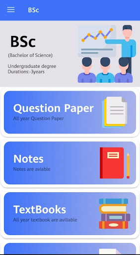 Android application Bsc - All Study Materials screenshort