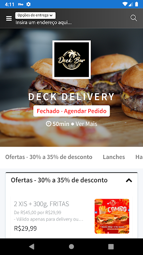 Android application Deck Delivery screenshort