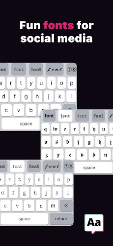 Fontkey - Fonts Keyboard Emojiのおすすめ画像1