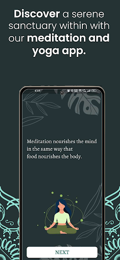 Android application Serenity: Meditation and Yoga screenshort