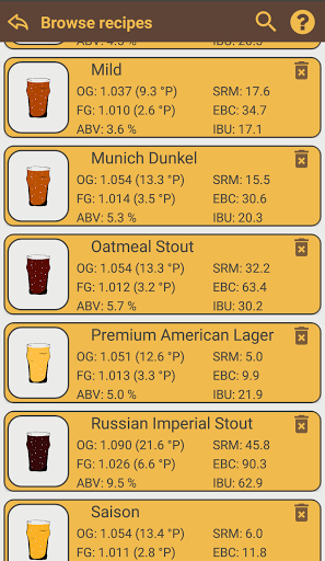 Brewing Calculator PRO Screen 3