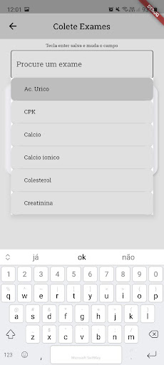 MedFreq Screen 2