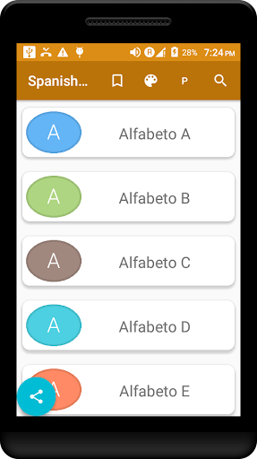 Android application Diccionario español completo s screenshort
